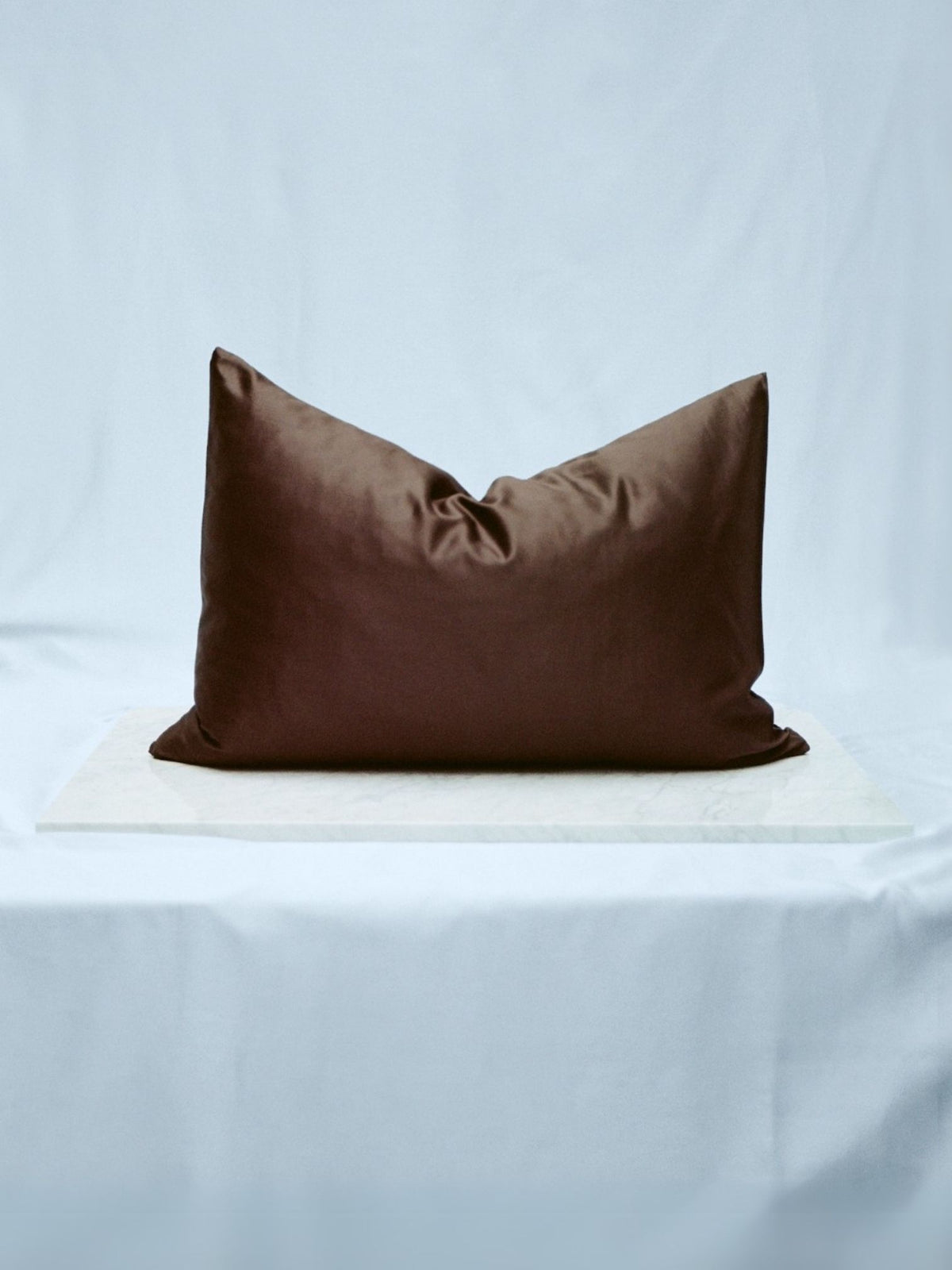 Jill Pillowcase - Chocolate Brown