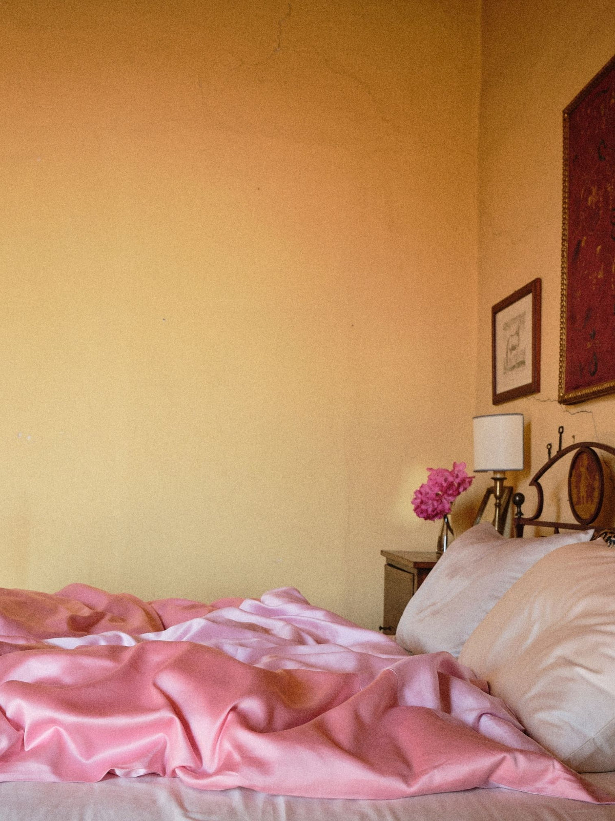 Magpie Duvet Cover - Two-Tone Pink