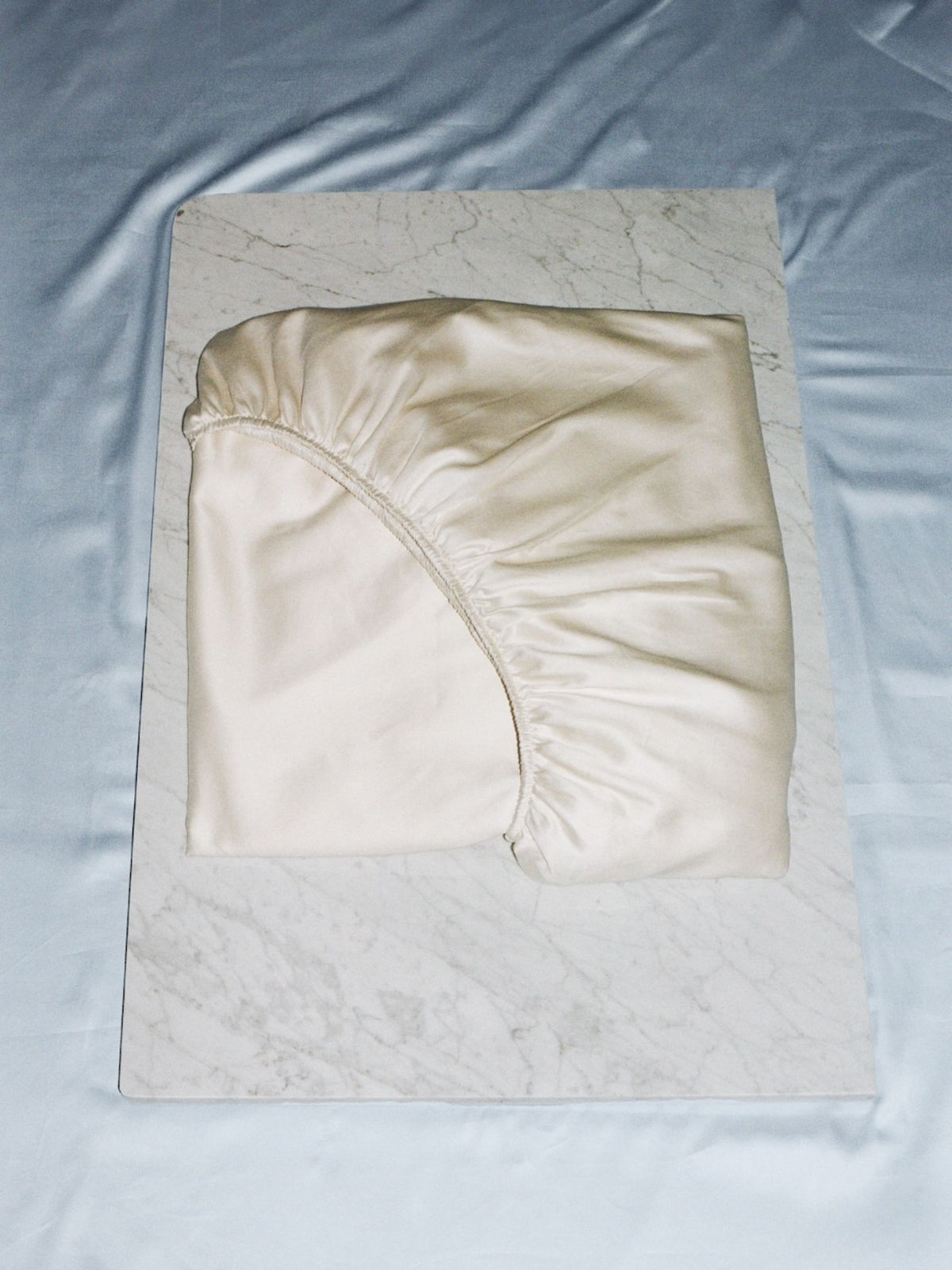 Midnight Fitted Sheet - Ivory