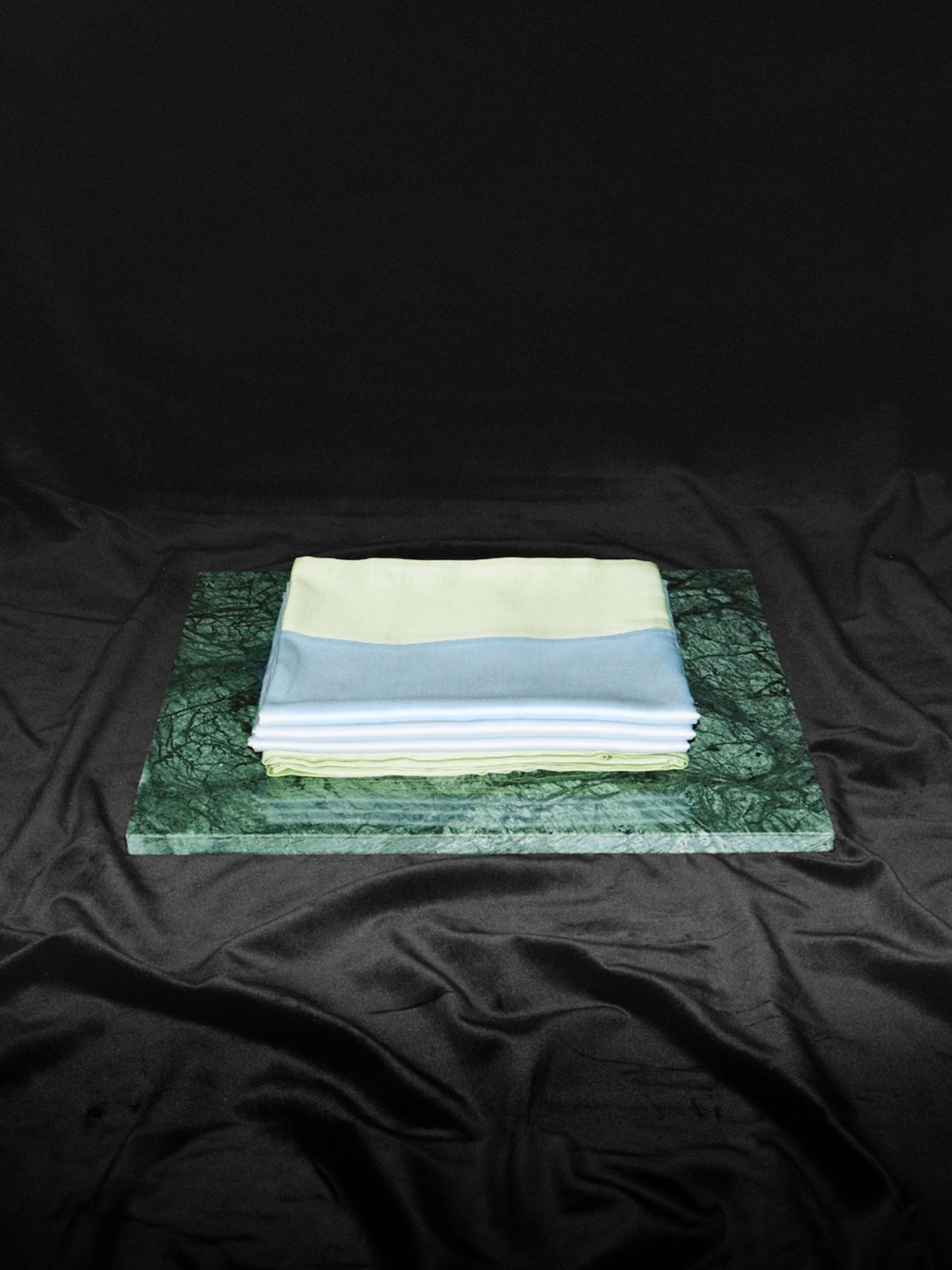October Duvet Cover - Lime and Baby Blue