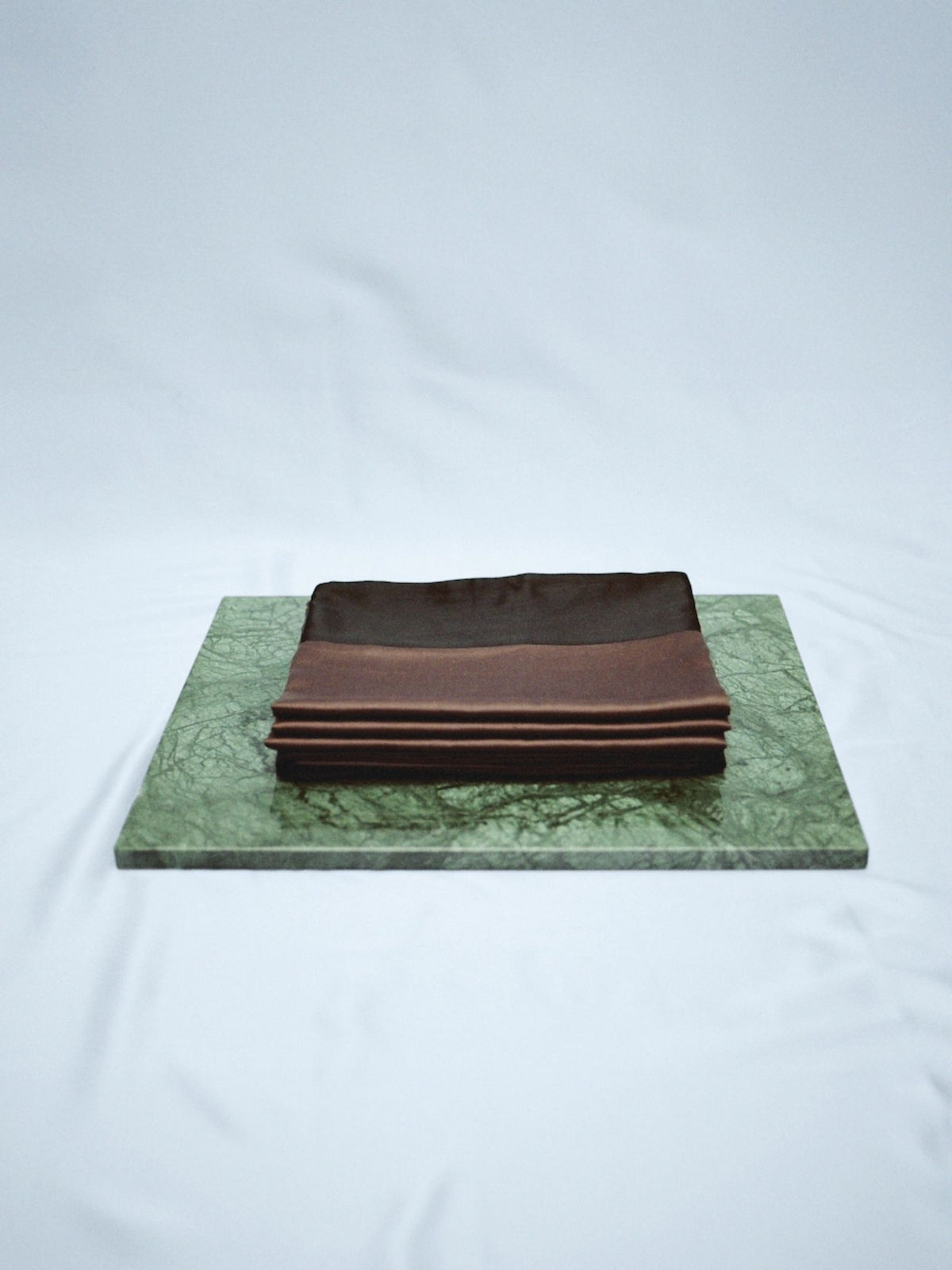 October Duvet Cover - Chocolate Brown and Midnight Black
