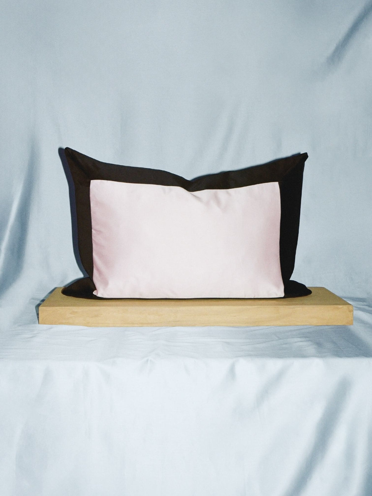 October Pillowcase - Candy Pink and Midnight Black