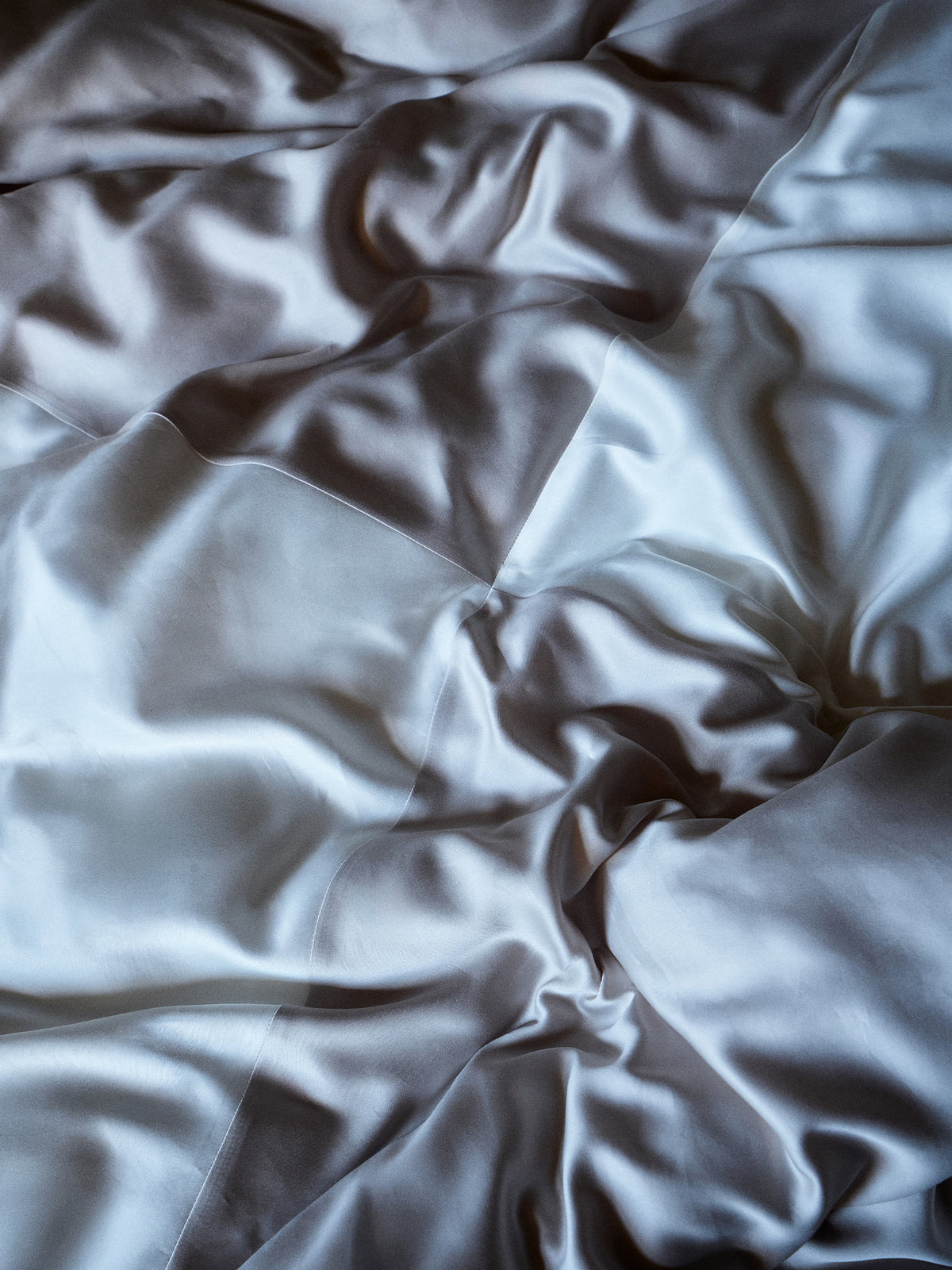 Magpie Duvet Cover - Armour Grey and Ivory