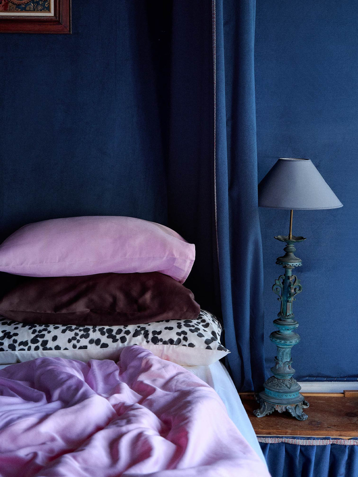 Jill Pillowcase - Chocolate Brown