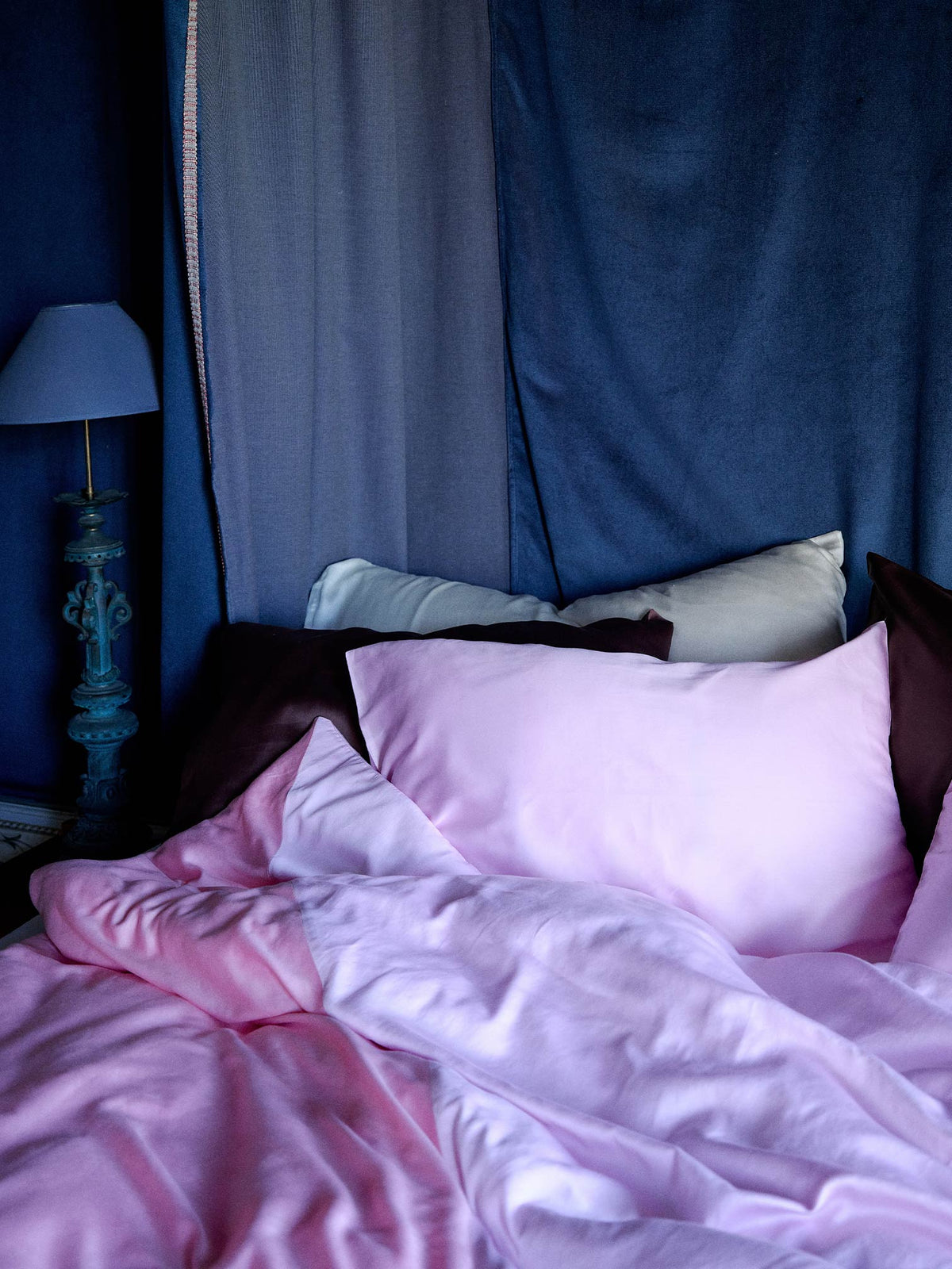 Magpie Duvet Cover - Two-Tone Pink